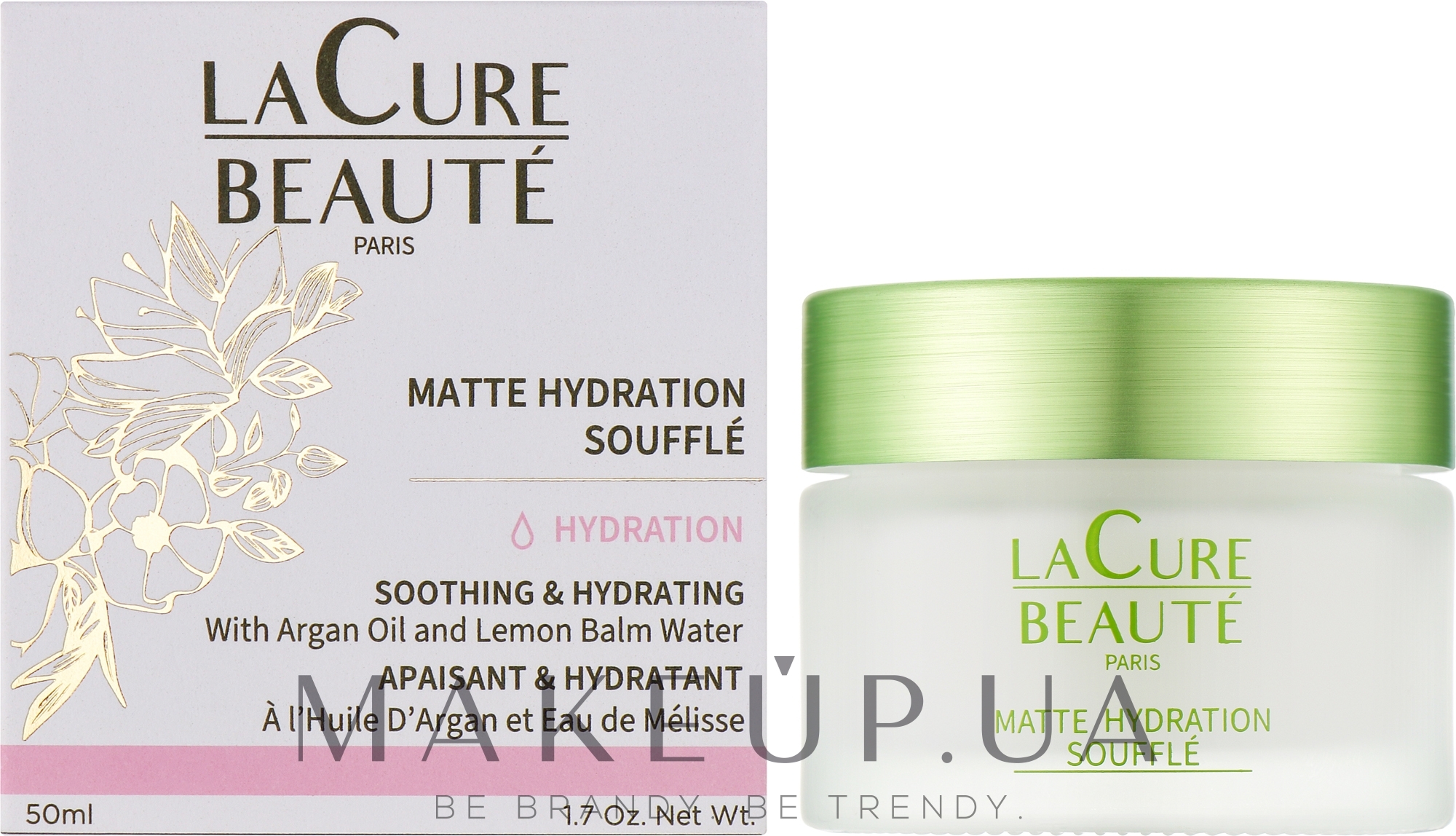 Матувальний крем для обличчя - LaCure Beaute Matte Hydration Souffle — фото 50ml