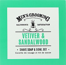 Мыло для бритья "Ветивер и сандал" - Scottish Fine Soaps Vetiver & Sandalwood Shaving Soap — фото N2