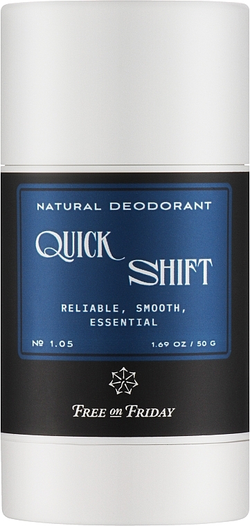 Натуральный дезодорант - Free on Friday Quick Shift — фото N1