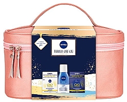 Духи, Парфюмерия, косметика Набор - NIVEA XMax Premium Care Q10 (day/cr/50ml + night/cr/50ml + remover/125ml + bag)