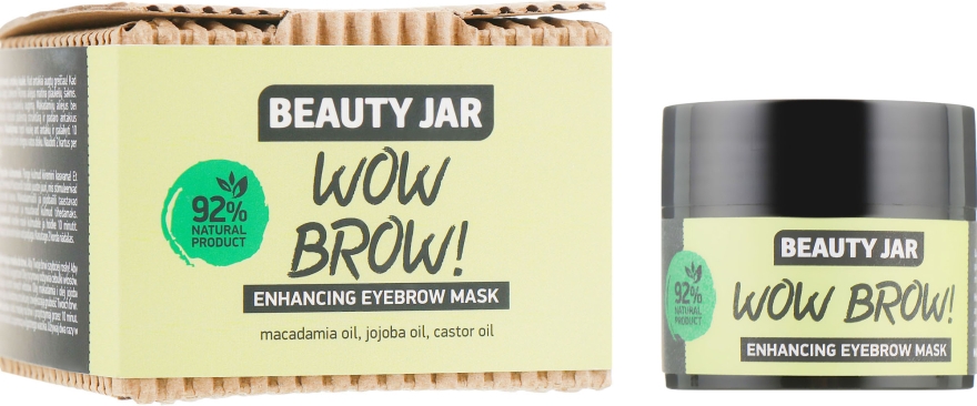 Маска для роста бровей - Beauty Jar Wow Brow! Enhancing Eyebrow Mask — фото N1