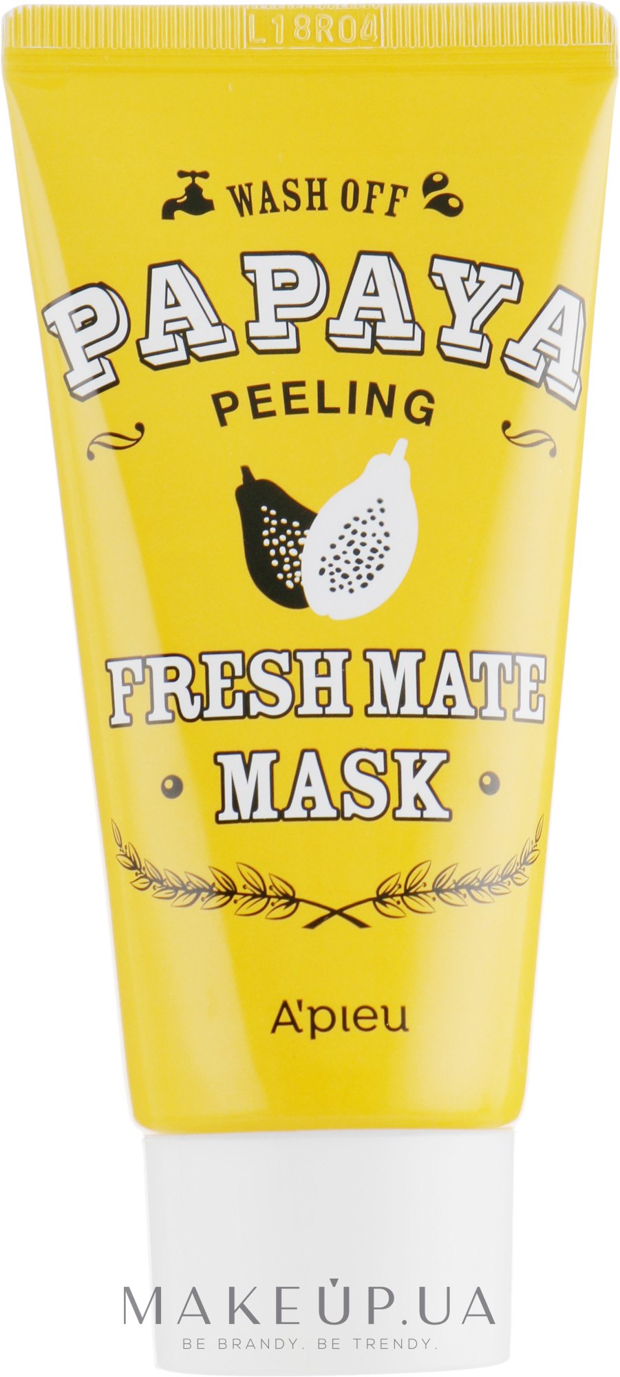 Очищувальна освітлювальна маска пілінг "Папая" - Apieu Fresh Matе Mask — фото 50ml