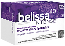Диетическая добавка в таблетках - Aflofarm Belissa Intense 40+ — фото N1