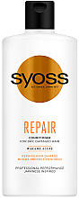 Бальзам з водоростями вакаме для сухого і пошкодженого волосся - Syoss Repair Conditioner — фото N1