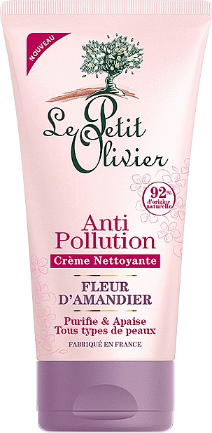 Очищающий крем против загрязнения "Миндальный цвет" - Le Petit Olivier Anti-Pollution Cleansing Cream Almond Blossom — фото N1