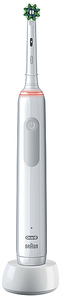Электрическая зубная щетка, белая - Oral-B Pro 3 3000 Pure Clean Toothbrush — фото N2