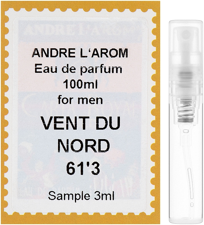 Andre L`Arom Vent du Nord "61'3" - Парфюмированная вода (пробник) — фото N1