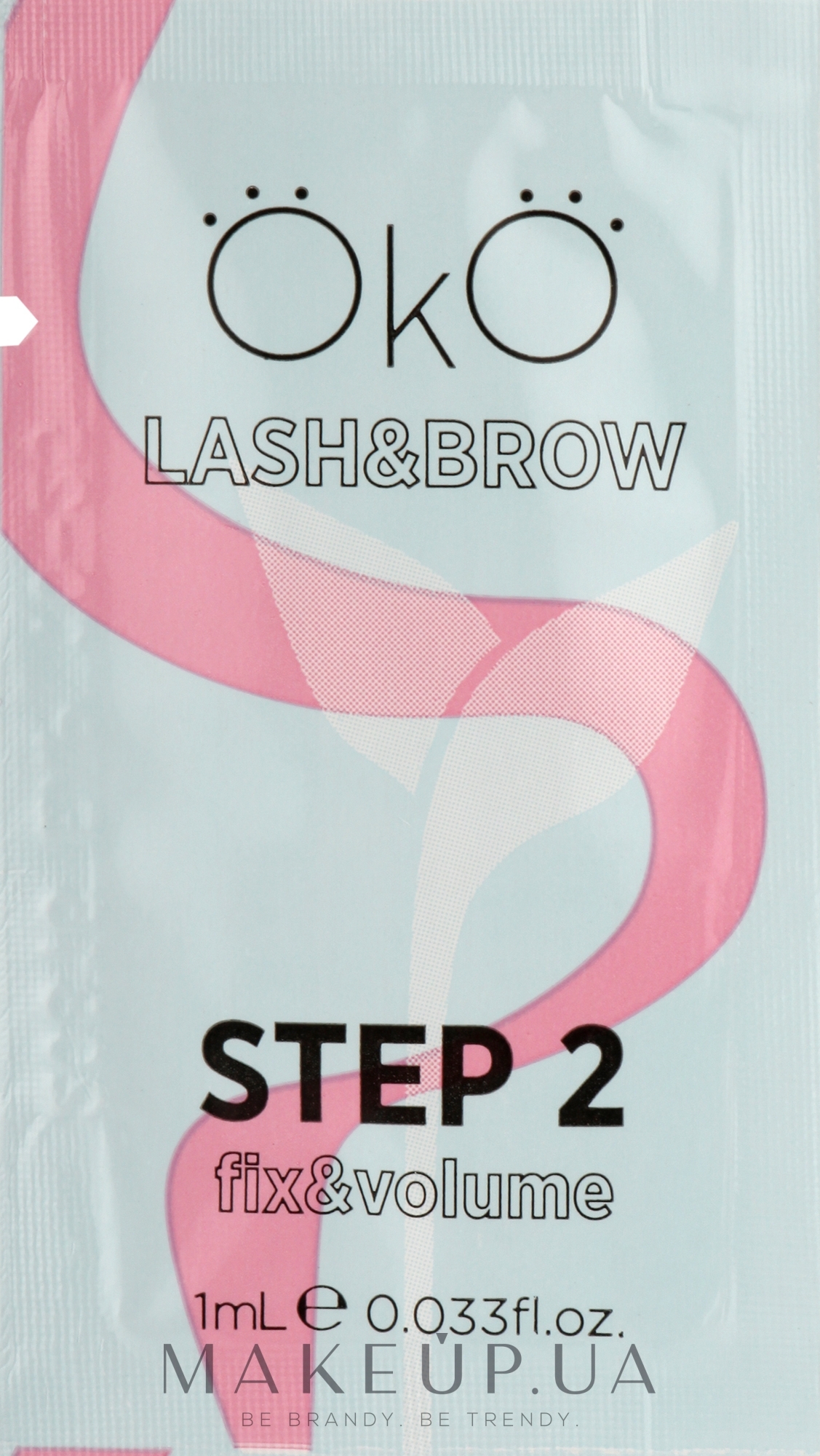 Средство для ламинирования ресниц и бровей - OkO Lash & Brow Step 2 Fix & Volume — фото 1ml