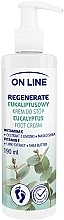 Парфумерія, косметика Відновлювальний крем для ніг "Евкаліпт" - On Line Eucalyptus Food Cream