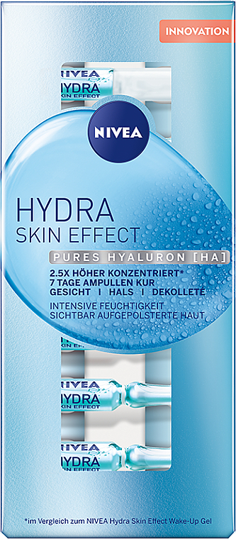 Увлажняющие ампулы для лица - NIVEA Hydra Skin Effect 7-Day Hydrating Treatment In Ampoules — фото N1