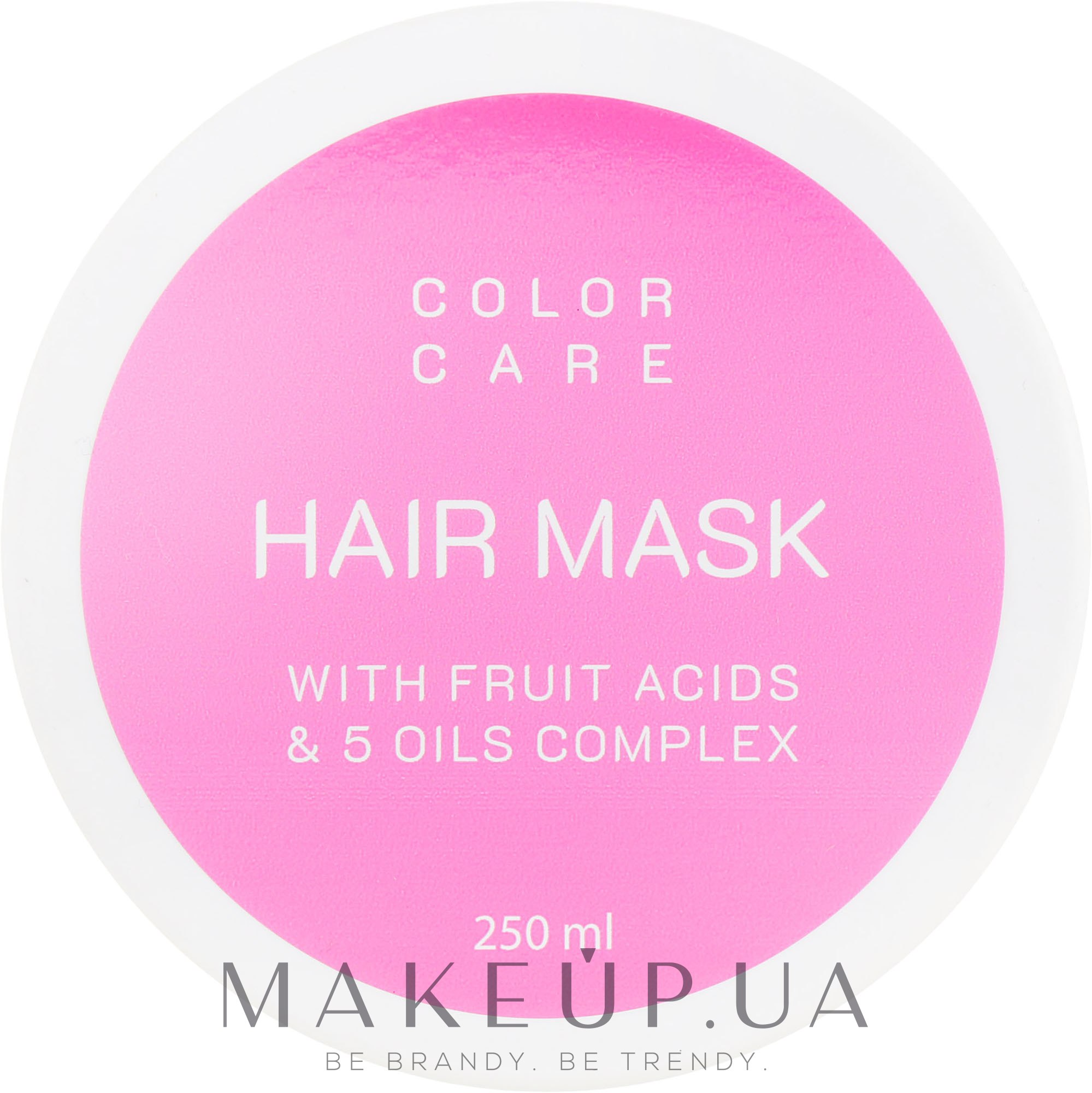 Маска для окрашенных волос - Looky Look Color Care Hair Mask With Fruit Acids & 5 Oils Complex  — фото 250ml