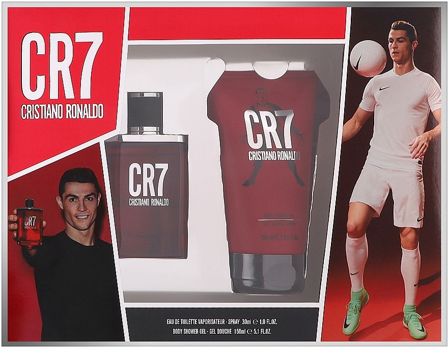 Cristiano Ronaldo CR7 - Набір (edt/30ml + sh/gel/150ml) — фото N1