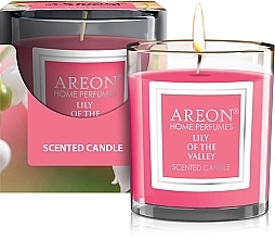 Парфумерія, косметика Ароматична свічка в склянці "Конвалія" - Areon Home Perfumes Lily of the Valley Scented Candle