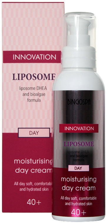 Денний зволожувальний антивіковий крем  - BingoSpa Liposome Antiwrinkle Moisturising Day Cream 40+