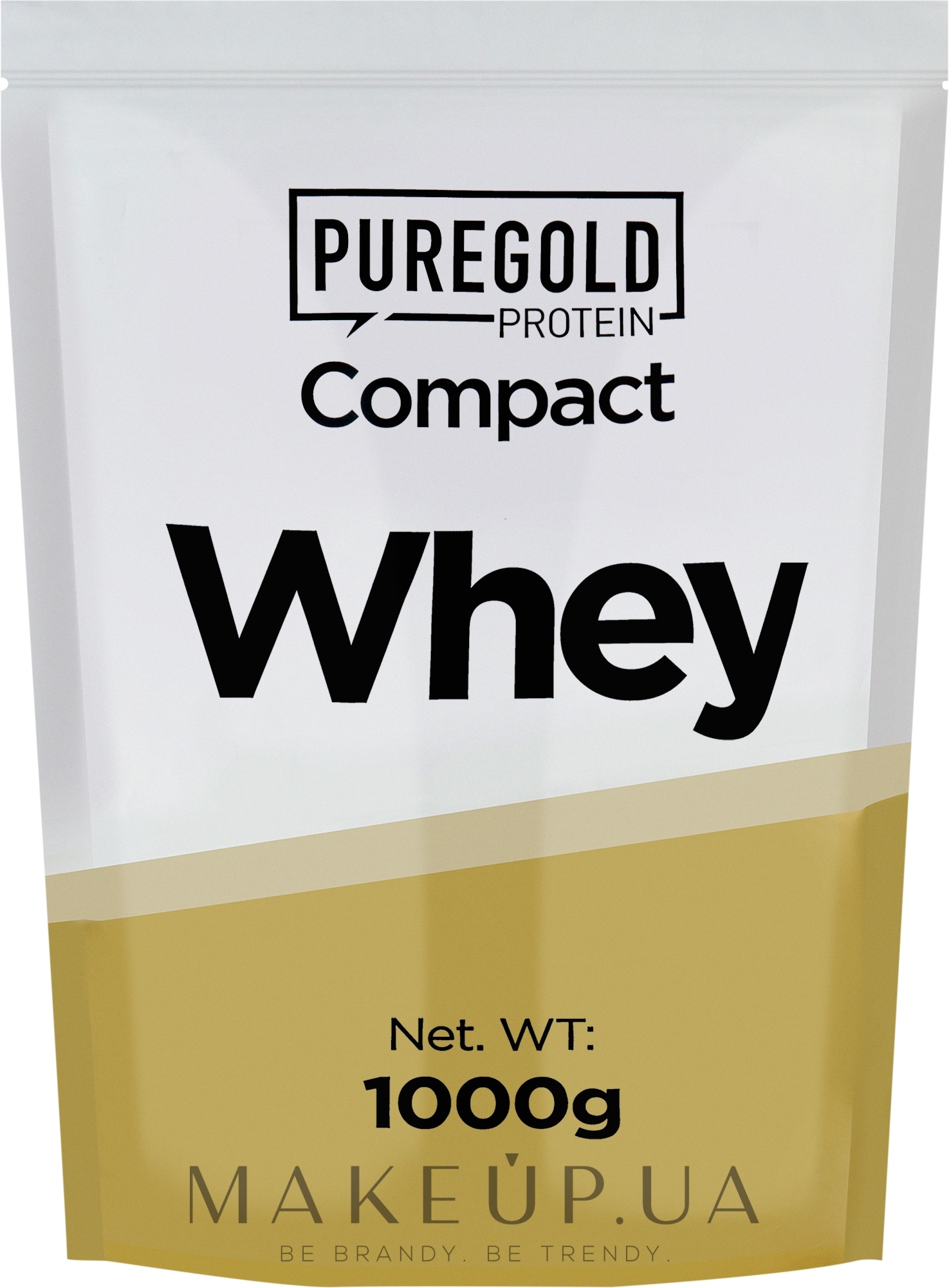 Сироватковий протеїн "Полуничне морозиво" - PureGold Protein Compact Whey Gold Strawberry Ice Cream — фото 1000g