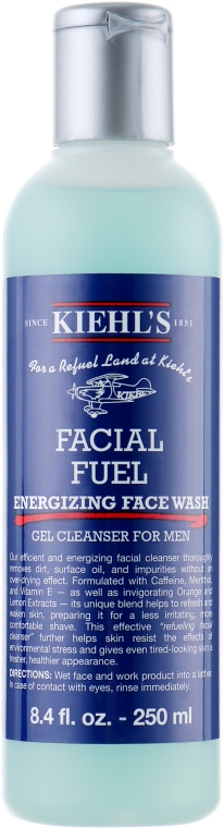 Мужской гель для умывания - Kiehl's Facial Fuel Energizing Face Wash — фото N1