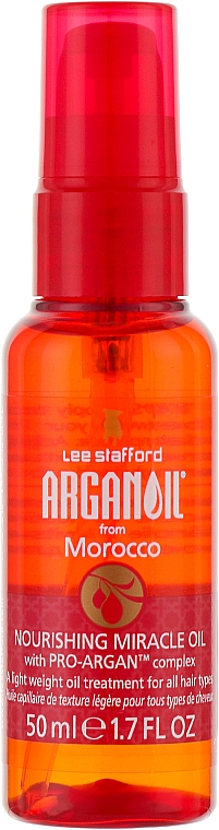 Живильна арганова олія для волосся - Lee Stafford Arganoil From Marocco Agran Oil Nourishing Miracle Oil — фото N1