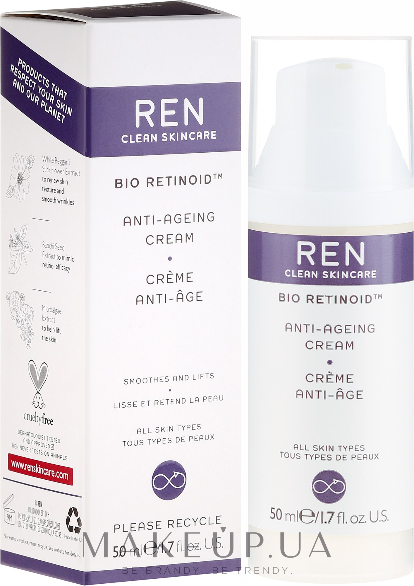 ren clean skincare anti aging krém