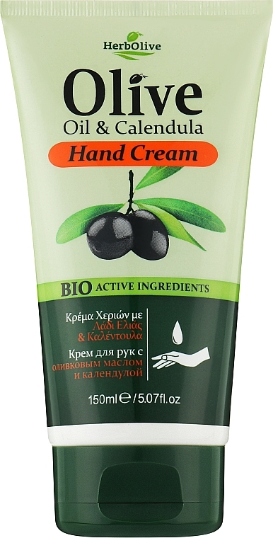 Крем для рук "Календула" - Madis HerbOlive Hand Cream Calendula — фото N1