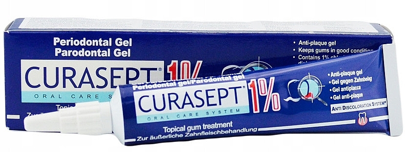 Пародонтальний гель з 1% хлоргексидину - Curaprox Curasept 1% ADS Parodontal Gel — фото N1