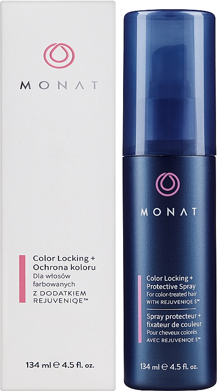 Захисний спрей для фарбованого волосся - Monat Color Locking + Protective Spray — фото N4
