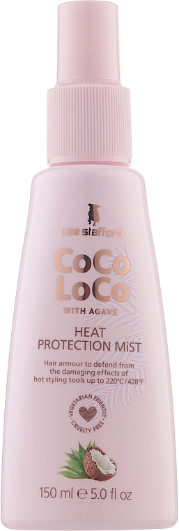 Защитный спрей для волос - Lee Stafford Coco Loco With Agave Heat Protection Mist — фото N1