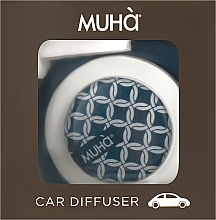 Парфумерія, косметика Освіжувач повітря для автомобіля - Muha Car Symbol Textyle Blu Legni & The'