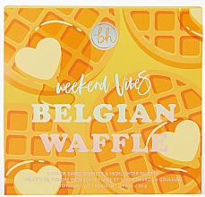Палетка для макияжа - BH Cosmetics Weekend Vibes Belgian Waffle 6 Color Baked Bronzer & Highlighter Palette — фото N2