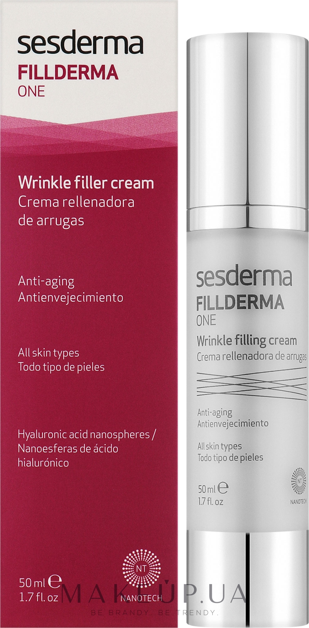 Крем заповнення зморшок - SesDerma Laboratories Fillderma One Wrinkle Cream Filling — фото 50ml