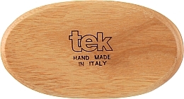 Овальна маленька щітка для чоловіків, ясень - Tek Professional — фото N2