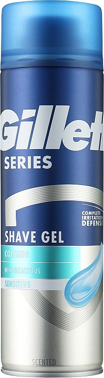 Гель для гоління для чутливої шкіри - Gillette Series 3X Sensitive Skin Shave Gel for Men — фото N8