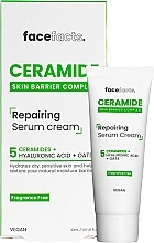 Духи, Парфюмерия, косметика Восстанавливающая крем-сыворотка с керамидами - Face Facts Ceramide Repairing Serum Cream