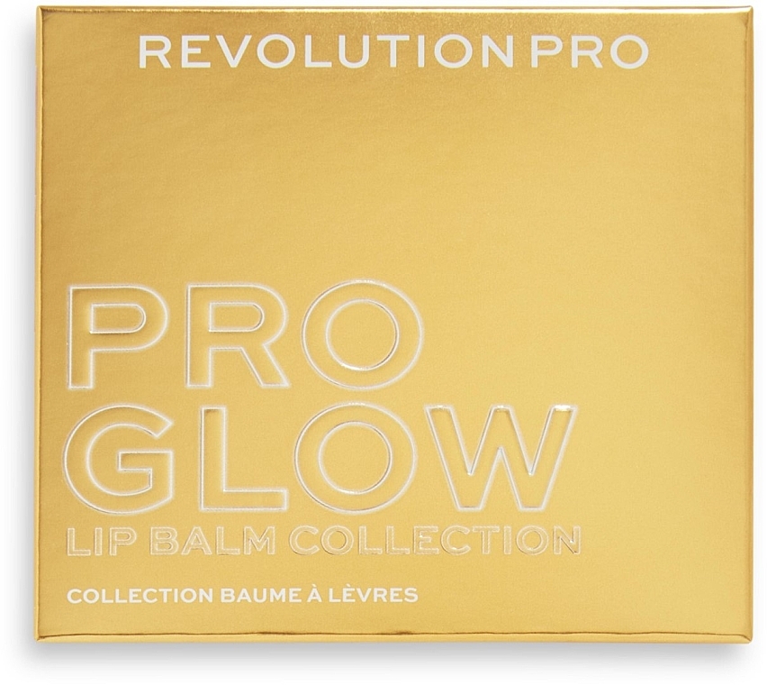 Набор - Revolution Peo Glow Lip Balm Set (lip/balm/4x3.2g) — фото N1