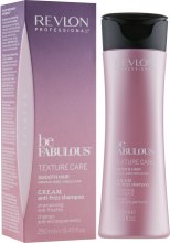 Парфумерія, косметика Розгладжувальний шампунь для волосся - Revlon Professional Be Fabulous Texture Care Smooth Shampoo