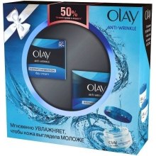 Парфумерія, косметика Набір - Olay Anti-Wrinkle Instant Hydration (cr/50ml + cr/50ml)