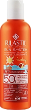 Духи, Парфюмерия, косметика Ультра-легкий солнцезащитный лосьон для тела с SPF 50 для детей - Rilastil Sun System PPT SPF50+ Baby Fluido