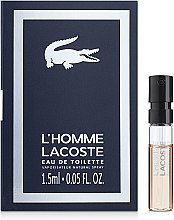 Парфумерія, косметика Lacoste L'Homme - Туалетна вода (пробник)