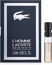 Духи, Парфюмерия, косметика Lacoste L'Homme - Туалетная вода (пробник)