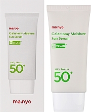 Увлажняющая солнцезащитная сыворотка - Manyo Galactomy Moisture Sun Serum SPF 50  — фото N2