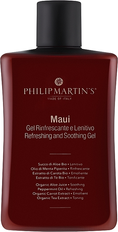 Гель для тіла освіжальний, не потребує змивання - Philip Martin's Maui Refreshing And Soothing Gel — фото N1