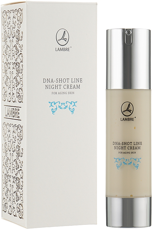 Крем для лица, ночной - Lambre DNA-Shot Line Night Cream For Aging Skin — фото N3