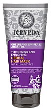 Парфумерія, косметика Маска для волосся  - Iceveda Greenland Juniper&Argan Oil Thickening and Enriching Herbal Hair Mask