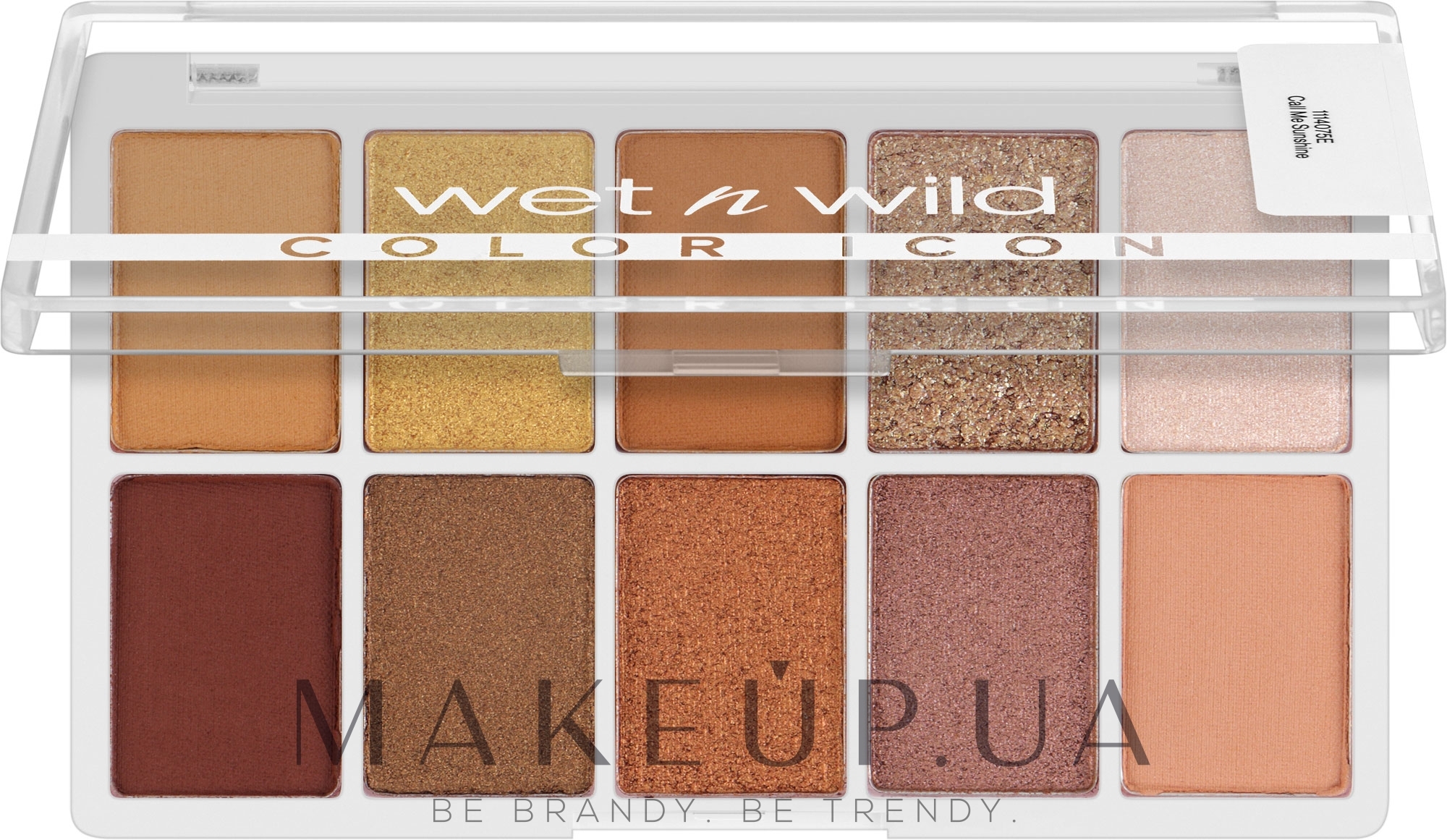 Палетка тіней для повік - Wet N Wild Color Icon 10-Pan Eyeshadow Palette — фото Call Me Sunshine