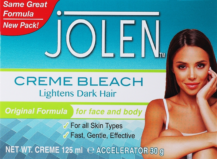 Набор - Jolen Bleach Cream Original Formula (cr/125ml + poudre/30g) — фото N1