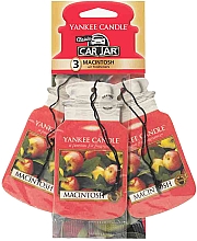 Духи, Парфюмерия, косметика Набор ароматизаторов для автомобиля - Yankee Candle Car Jar Macintosh