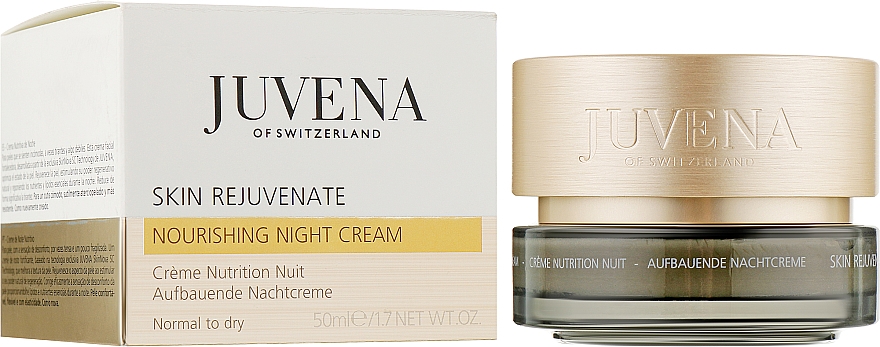 Живильний нічний крем для нормальної та сухої шкіри - Juvena Rejuvenate & Correct Nourishing Night Cream — фото N2