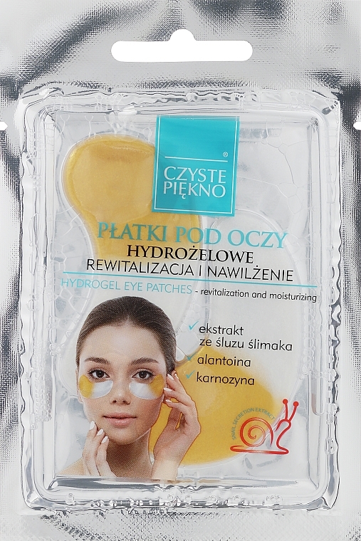 Гідрогелеві патчі під очі - Czyste Piękno Hydrogel Eye Patches — фото N1