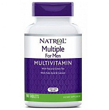 Парфумерія, косметика Мультивітамін для чоловіків - Natrol Multiple for Men Multivitamin