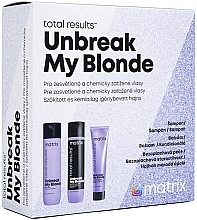 Духи, Парфюмерия, косметика Набор - Matrix Total Results Unbreak My Blonde (sh/300ml + cond/300ml + treatm/150ml)