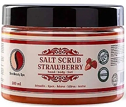 Парфумерія, косметика Сольовий скраб для тіла "Полуниця" - Sara Beauty Spa Salt Scrub Strawberry